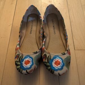 Lucky Brand Women's Floral Ballet Flats - Multicolor